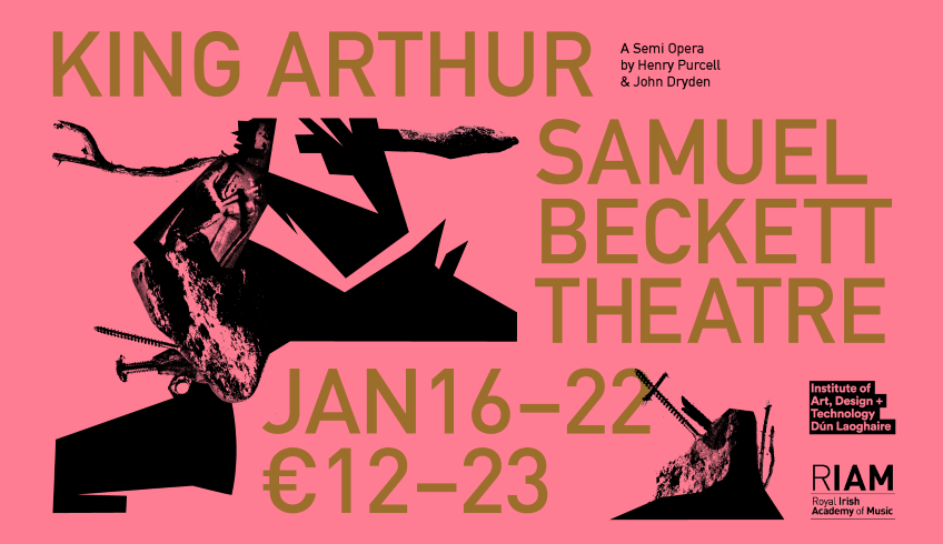King Arthur opera poster graphic