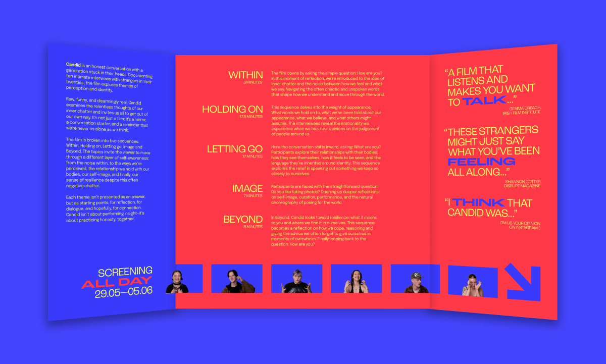 Printed programme booklet