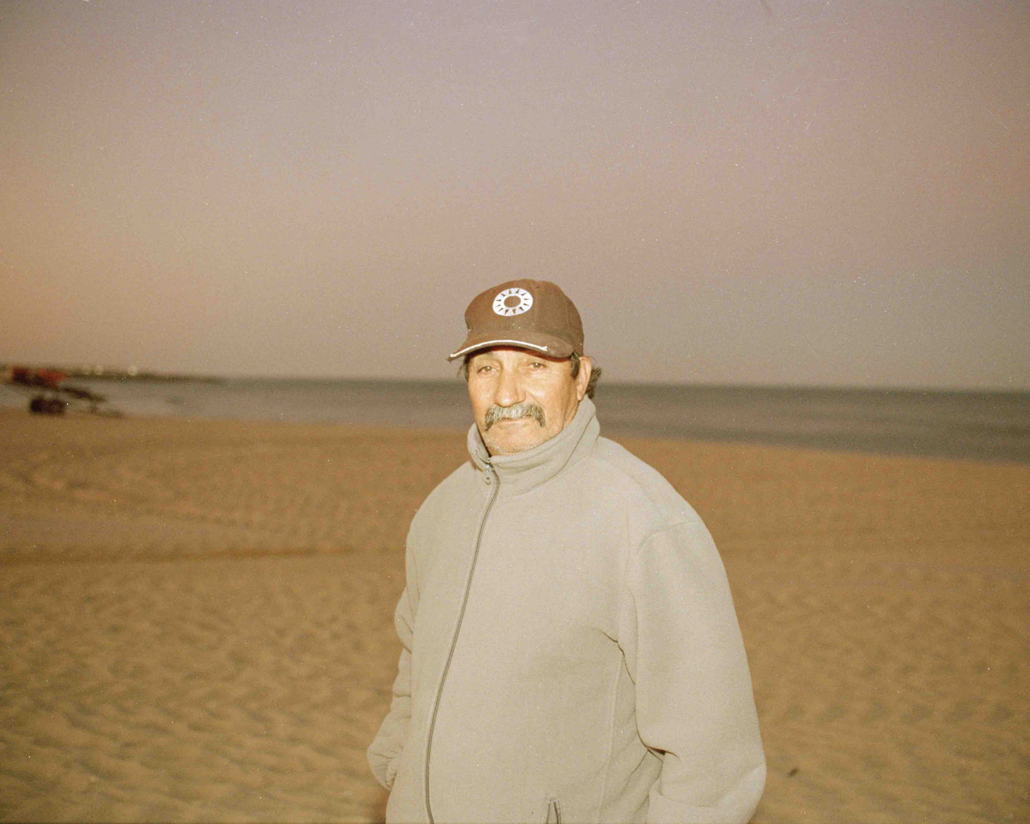 Fisherman on the beach