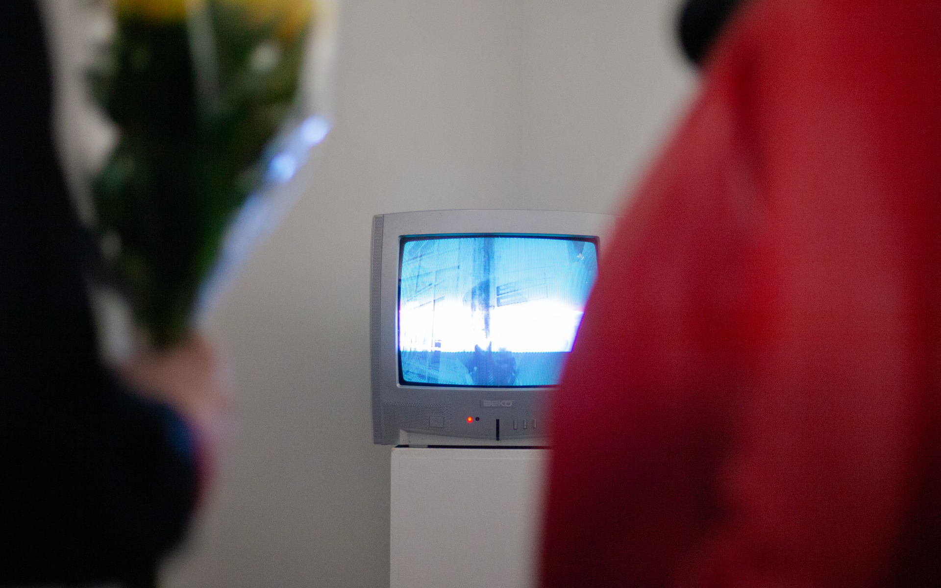 people watching video