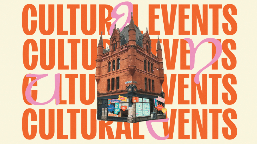 gif promoting different cultural events 