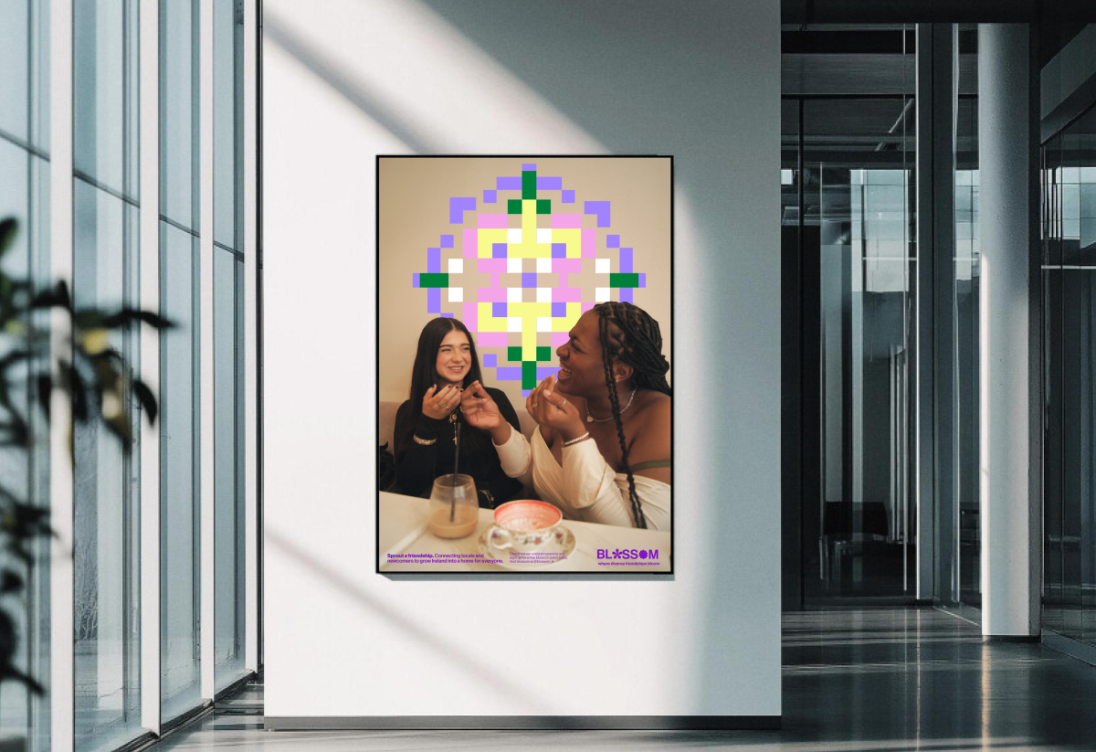 indoor poster mockup