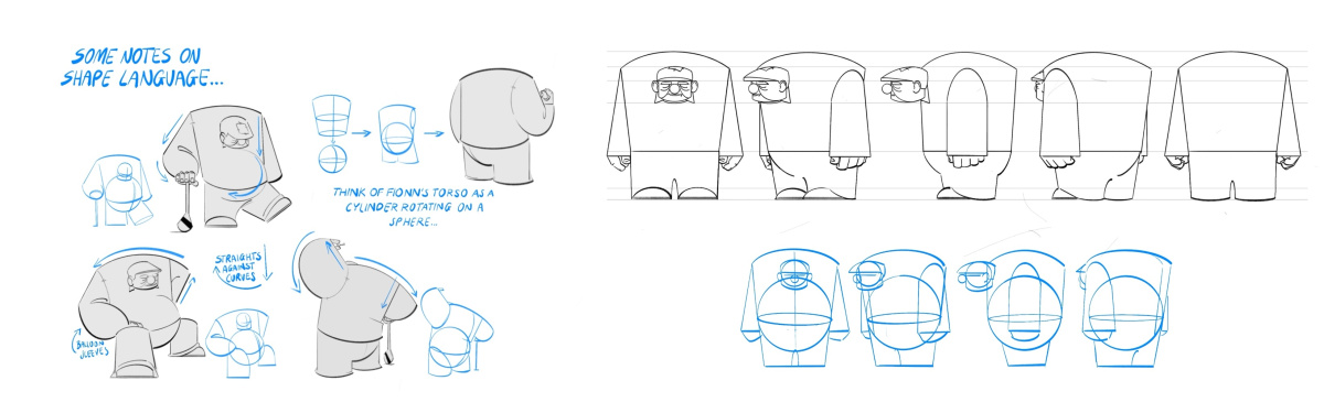 iadt animation graduate film - character development